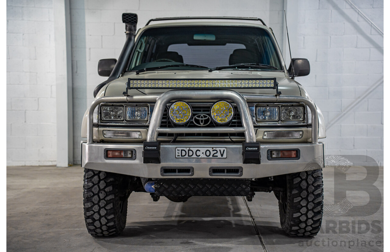 12/1995 Toyota Landcruiser GXL (4x4)  4d Wagon Golden Wheat Metallic Turbo V8 4.5L