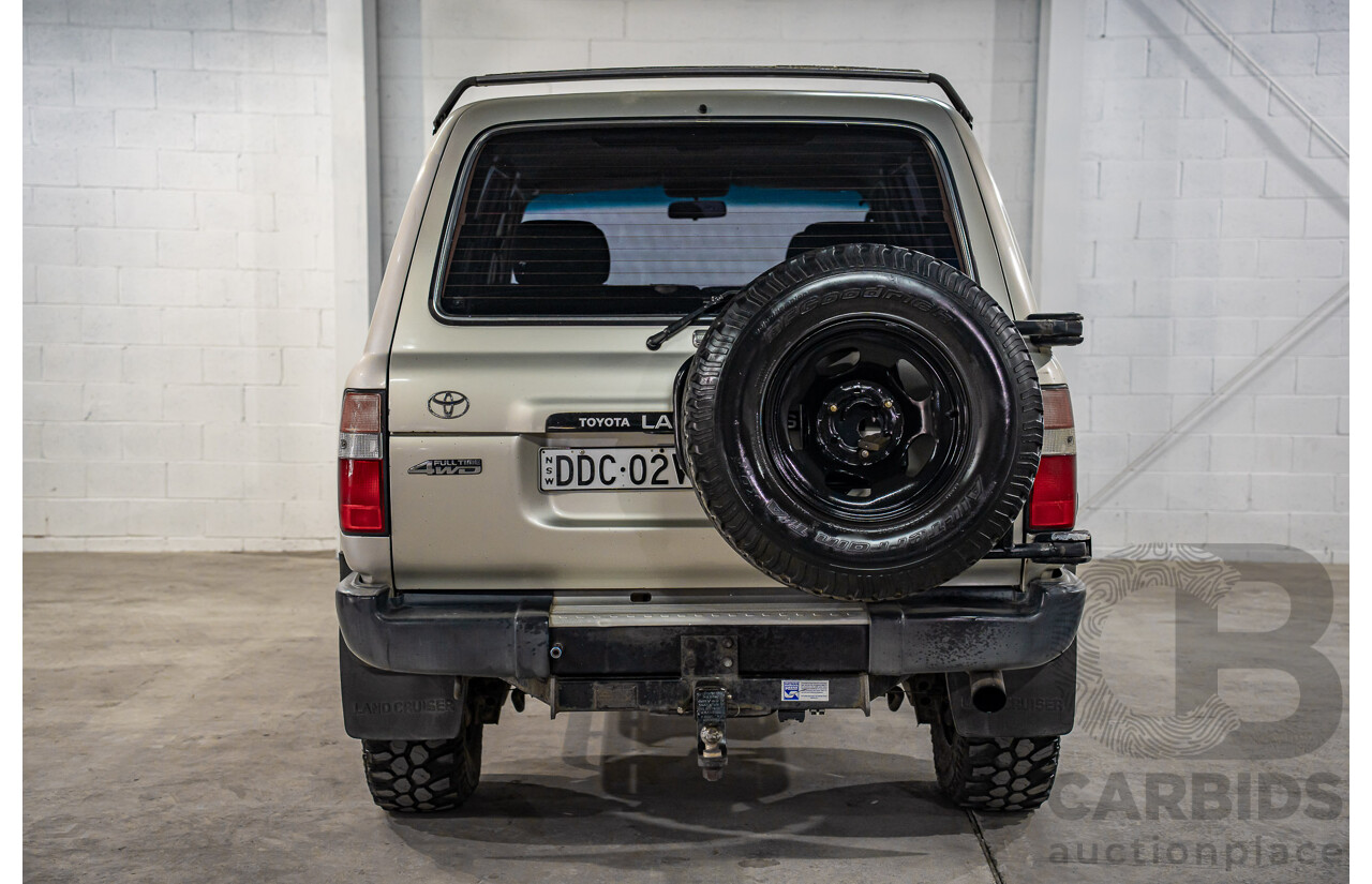 12/1995 Toyota Landcruiser GXL (4x4)  4d Wagon Golden Wheat Metallic Turbo V8 4.5L