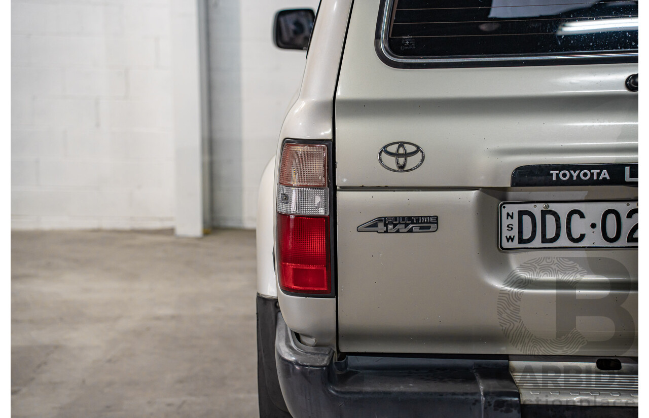 12/1995 Toyota Landcruiser GXL (4x4)  4d Wagon Golden Wheat Metallic Turbo V8 4.5L