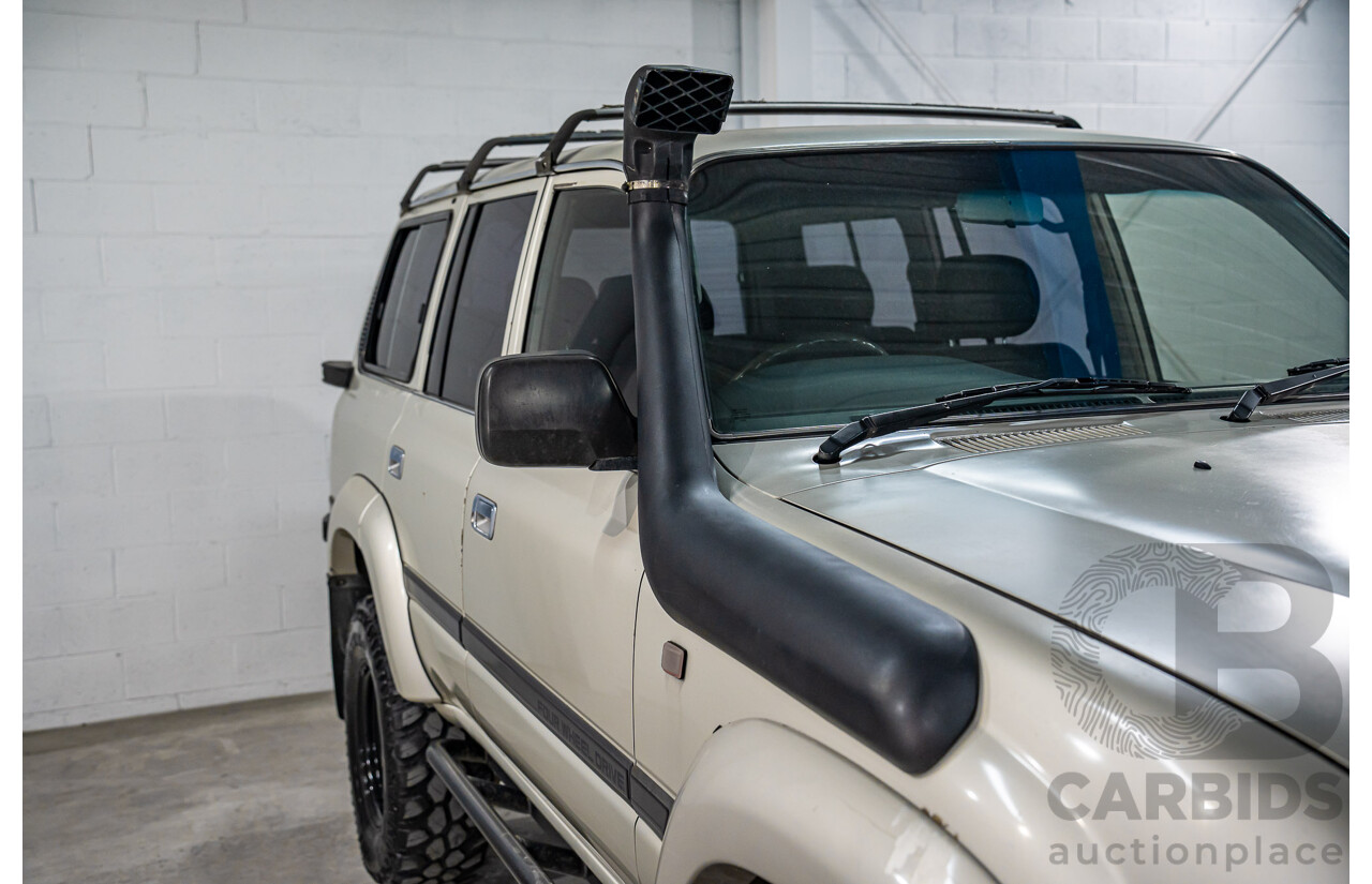12/1995 Toyota Landcruiser GXL (4x4)  4d Wagon Golden Wheat Metallic Turbo V8 4.5L