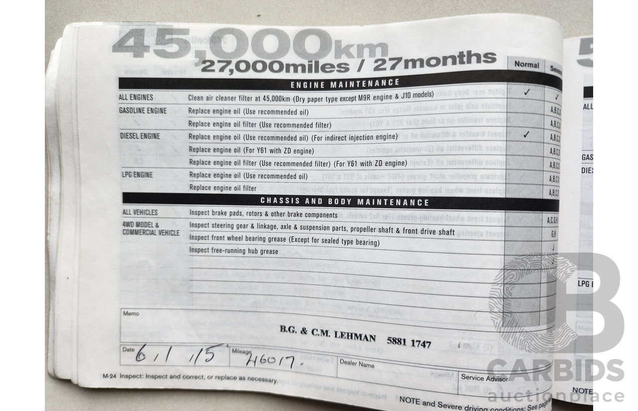 12/2011 Nissan Navara ST-R (4x4) D22 SERIES 5 Dual Cab P/Up White 2.5L