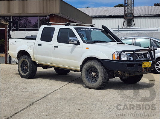 12/2011 Nissan Navara ST-R (4x4) D22 SERIES 5 Dual Cab P/Up White 2.5L