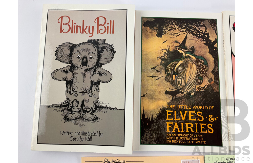 Australian 1985 Classic Children's Books First Day Covers, Mint Stamps, Book Marks, Bag and Books