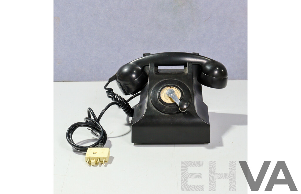 Vintage Bakelite Operator Operated Telephone