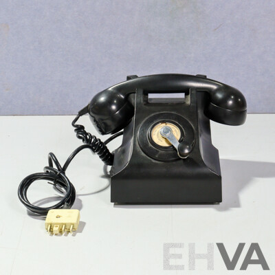 Vintage Bakelite Operator Operated Telephone
