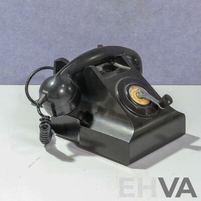 Vintage Bakelite Operator Operated Telephone