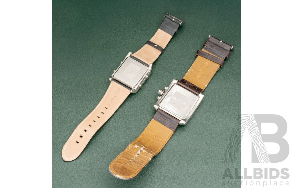 Michael Hill Chronograph Mens Watch 9169 & Michael Hills Mens Digital Watch 9179