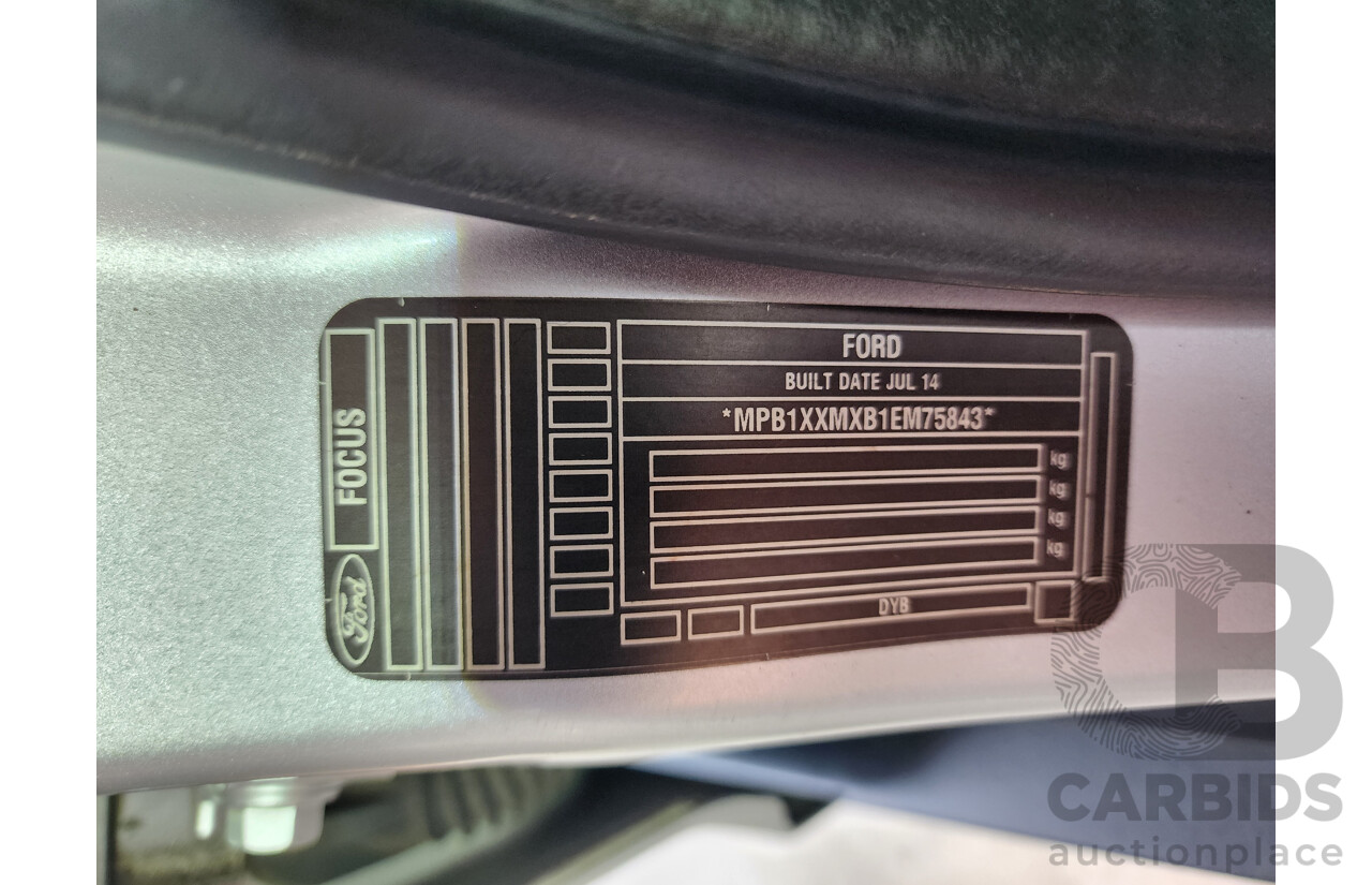 8/2014 Ford Focus Trend LW MK2 MY14 5d Hatchback Silver 2.0L
