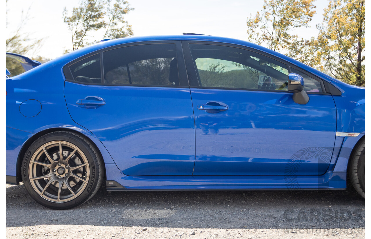 02/2015 Subaru WRX STi Premium (AWD) VA MY15 4d Sedan World Rally Blue Turbo 2.5L