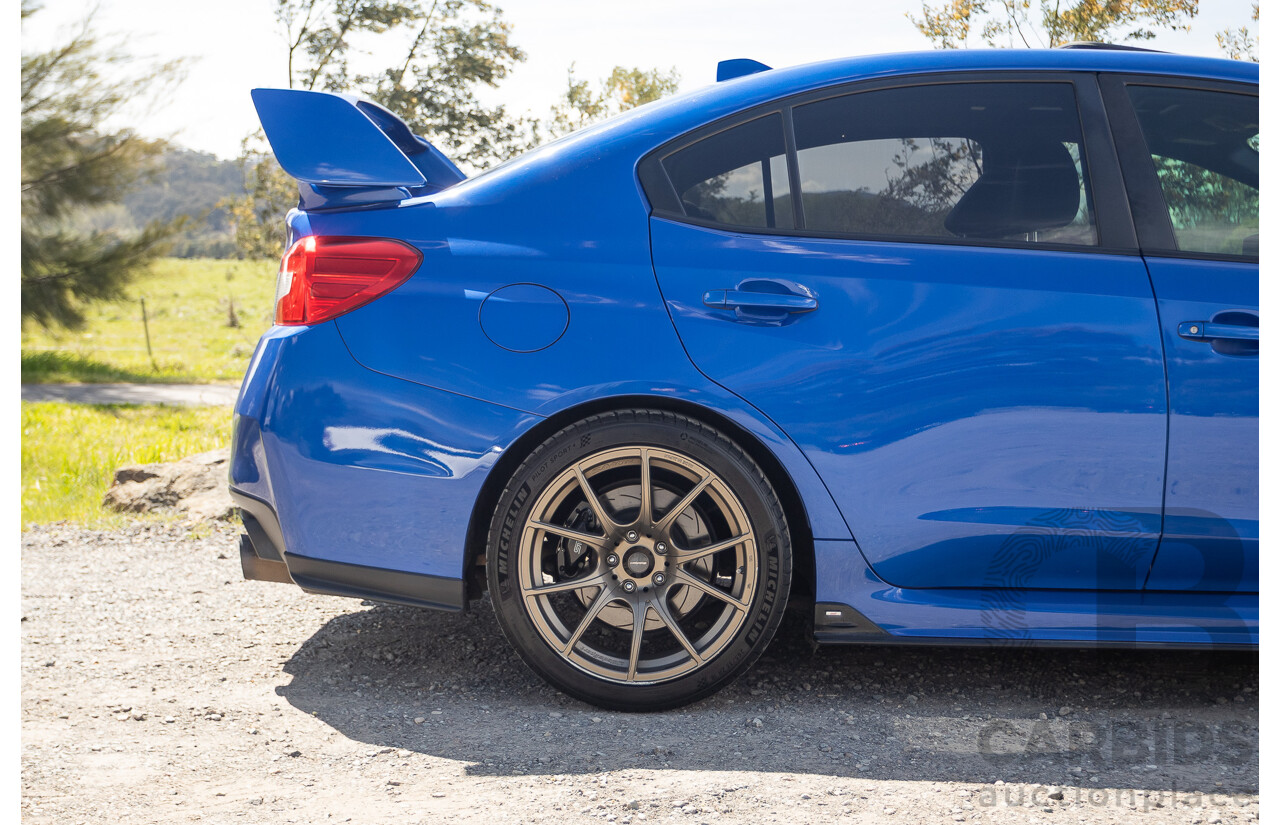 02/2015 Subaru WRX STi Premium (AWD) VA MY15 4d Sedan World Rally Blue Turbo 2.5L