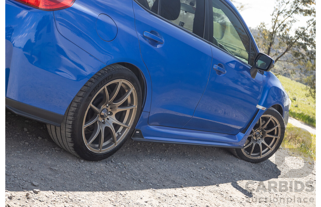 02/2015 Subaru WRX STi Premium (AWD) VA MY15 4d Sedan World Rally Blue Turbo 2.5L