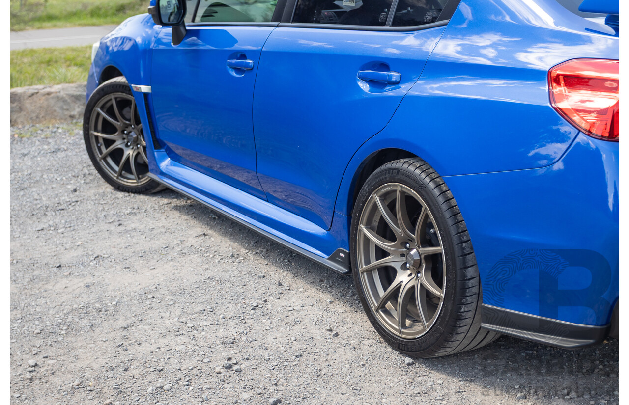 02/2015 Subaru WRX STi Premium (AWD) VA MY15 4d Sedan World Rally Blue Turbo 2.5L