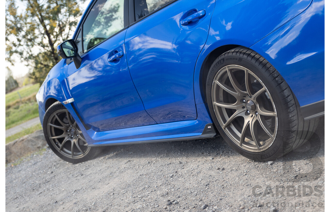 02/2015 Subaru WRX STi Premium (AWD) VA MY15 4d Sedan World Rally Blue Turbo 2.5L
