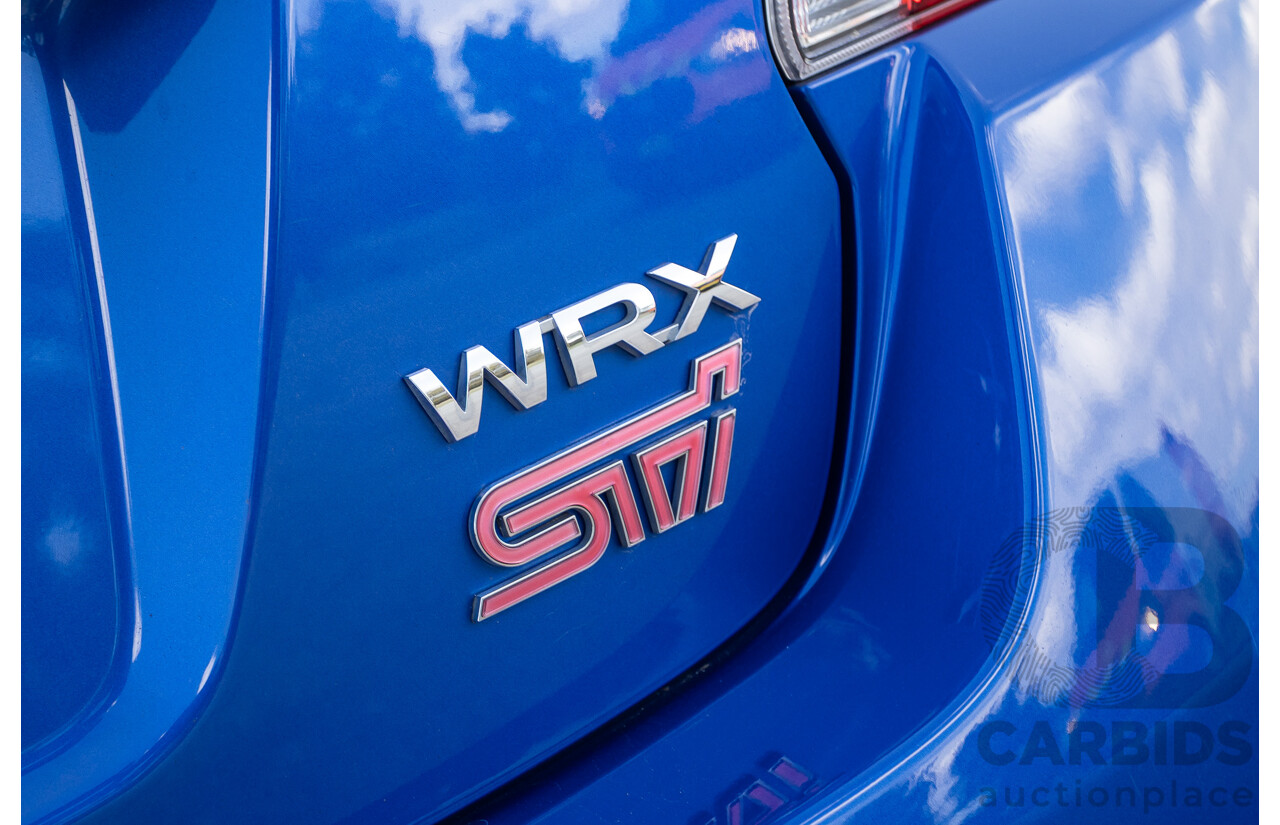02/2015 Subaru WRX STi Premium (AWD) VA MY15 4d Sedan World Rally Blue Turbo 2.5L