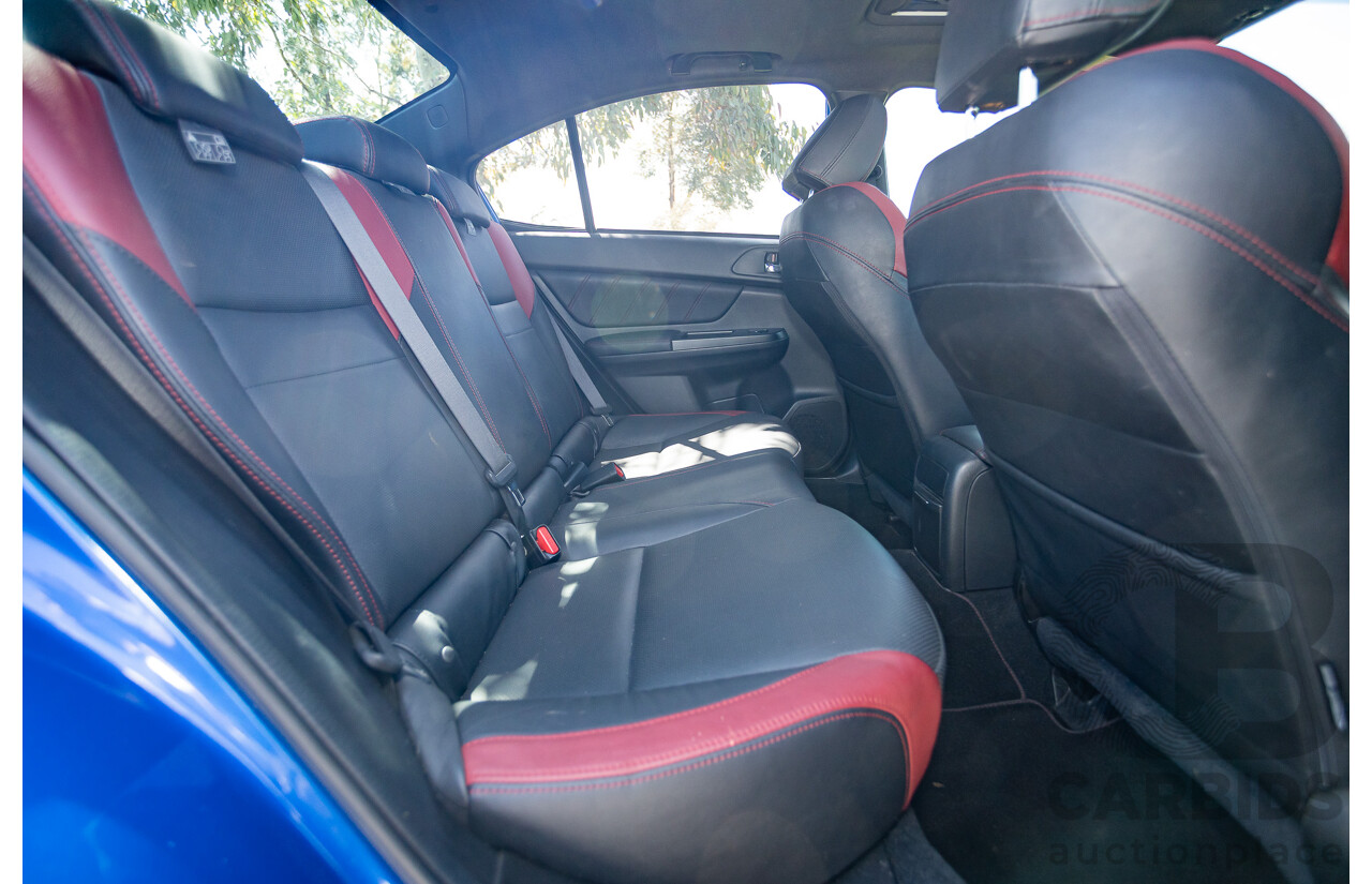 02/2015 Subaru WRX STi Premium (AWD) VA MY15 4d Sedan World Rally Blue Turbo 2.5L