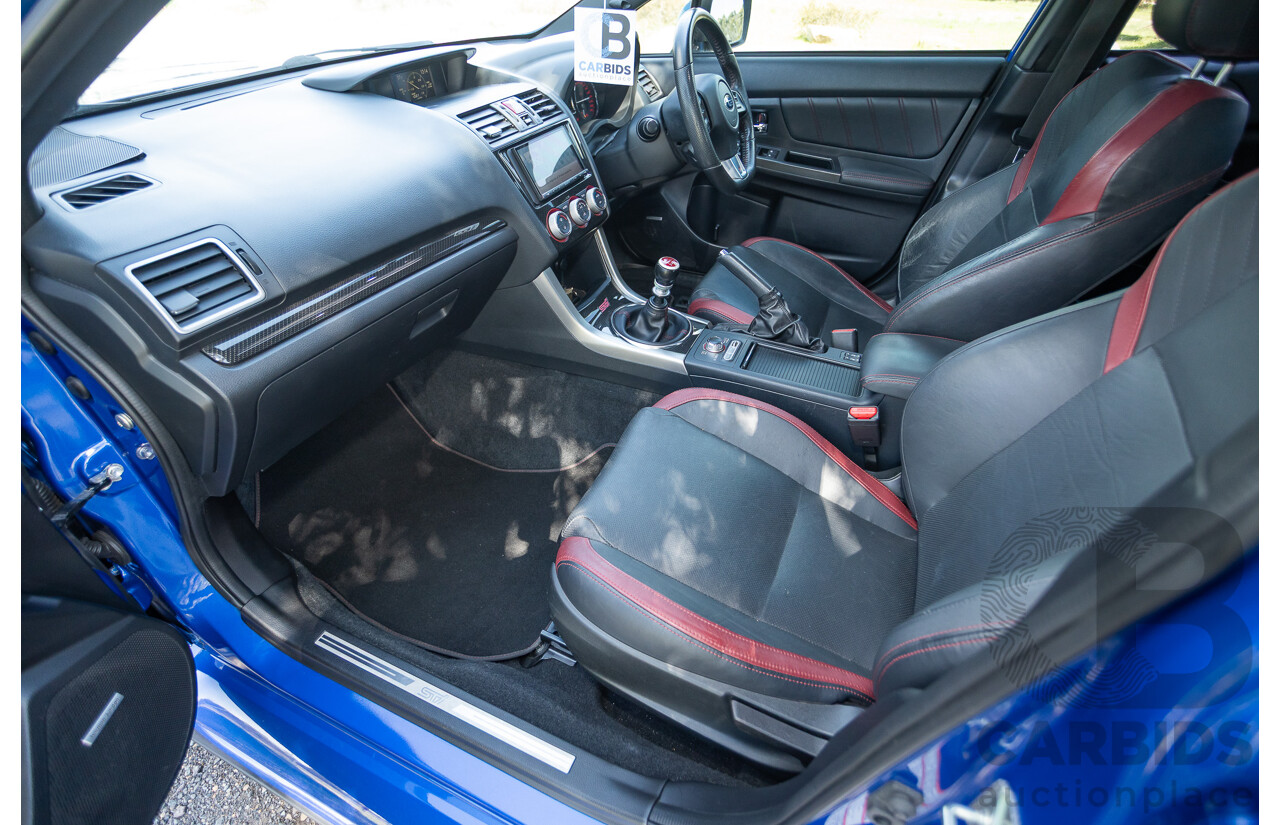 02/2015 Subaru WRX STi Premium (AWD) VA MY15 4d Sedan World Rally Blue Turbo 2.5L
