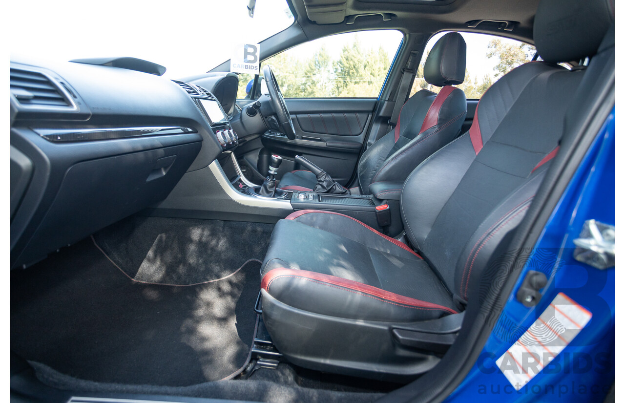 02/2015 Subaru WRX STi Premium (AWD) VA MY15 4d Sedan World Rally Blue Turbo 2.5L