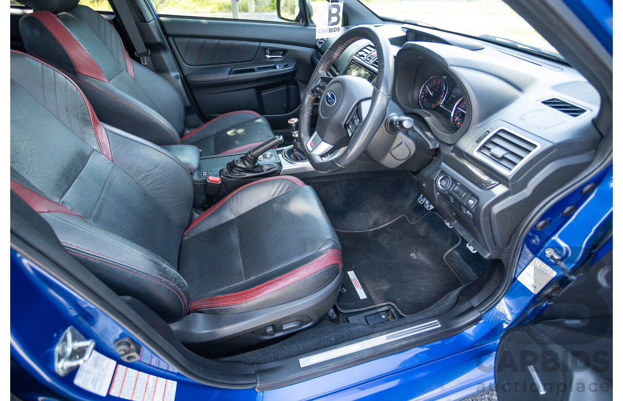 02/2015 Subaru WRX STi Premium (AWD) VA MY15 4d Sedan World Rally Blue Turbo 2.5L
