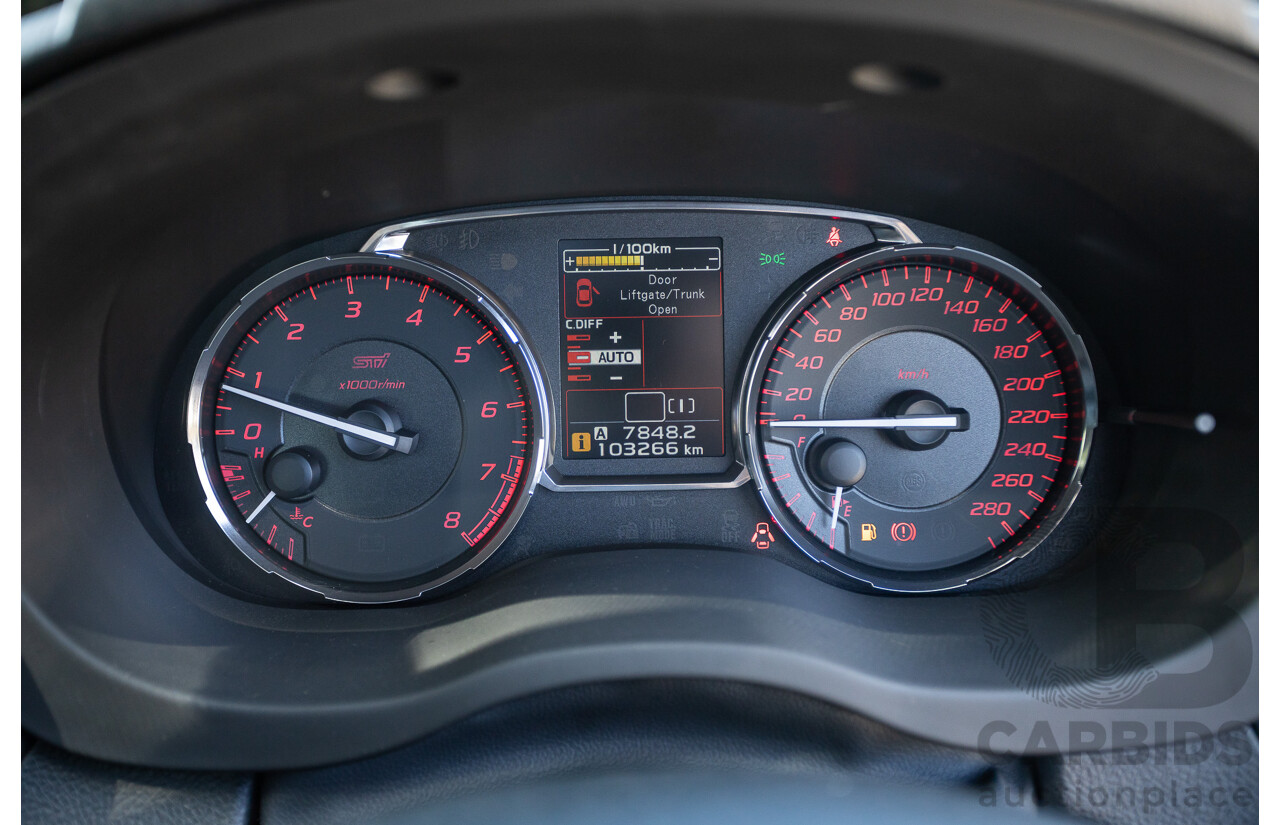 02/2015 Subaru WRX STi Premium (AWD) VA MY15 4d Sedan World Rally Blue Turbo 2.5L