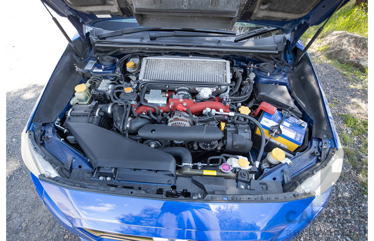 02/2015 Subaru WRX STi Premium (AWD) VA MY15 4d Sedan World Rally Blue Turbo 2.5L