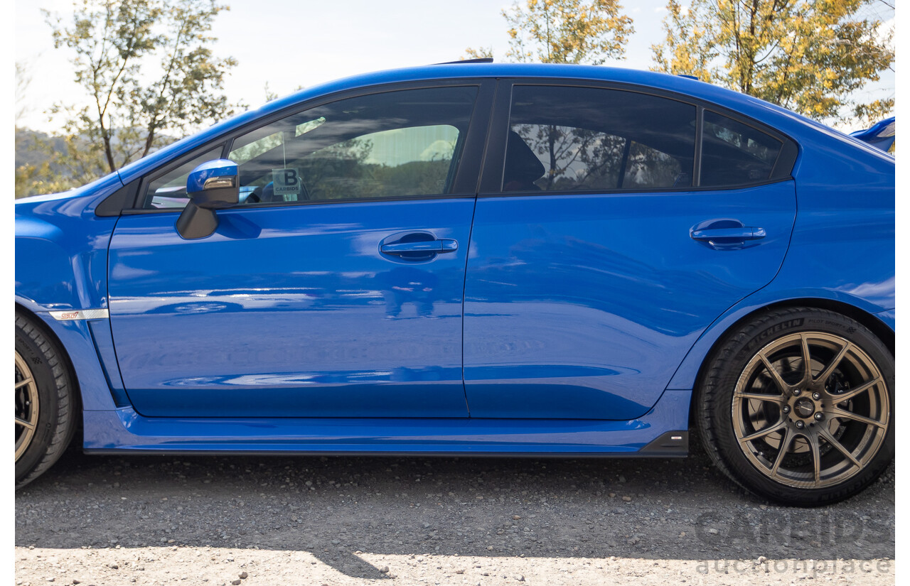 02/2015 Subaru WRX STi Premium (AWD) VA MY15 4d Sedan World Rally Blue Turbo 2.5L