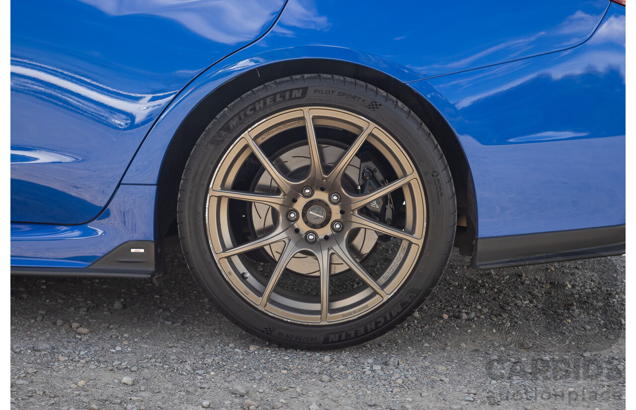 02/2015 Subaru WRX STi Premium (AWD) VA MY15 4d Sedan World Rally Blue Turbo 2.5L