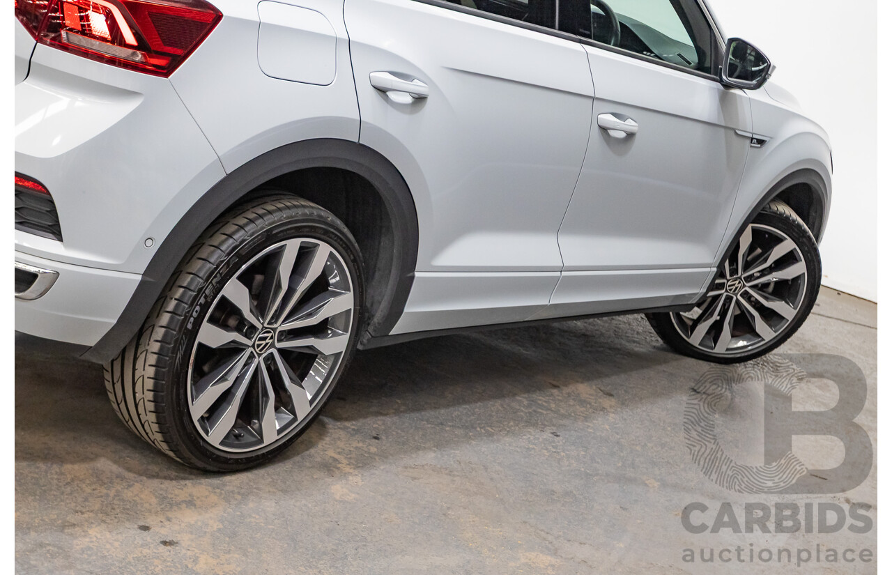 09/2021 Volkswagen T-Roc 140TSI SPORT (AWD) A1 MY21 4D Wagon White Silver Metallic Turbo 2.0L