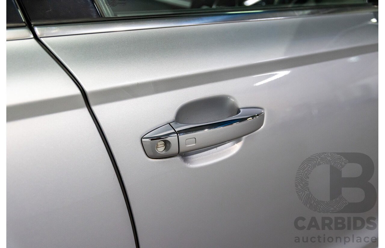 07/2017 Audi A6 S-Line 2.0 TFSI S-Tronic Quattro (AWD) 4GC MY18 4d Sedan Florett Silver Turbo 2.0L