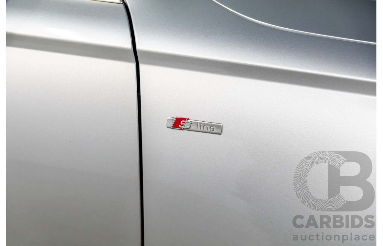 07/2017 Audi A6 S-Line 2.0 TFSI S-Tronic Quattro (AWD) 4GC MY18 4d Sedan Florett Silver Turbo 2.0L