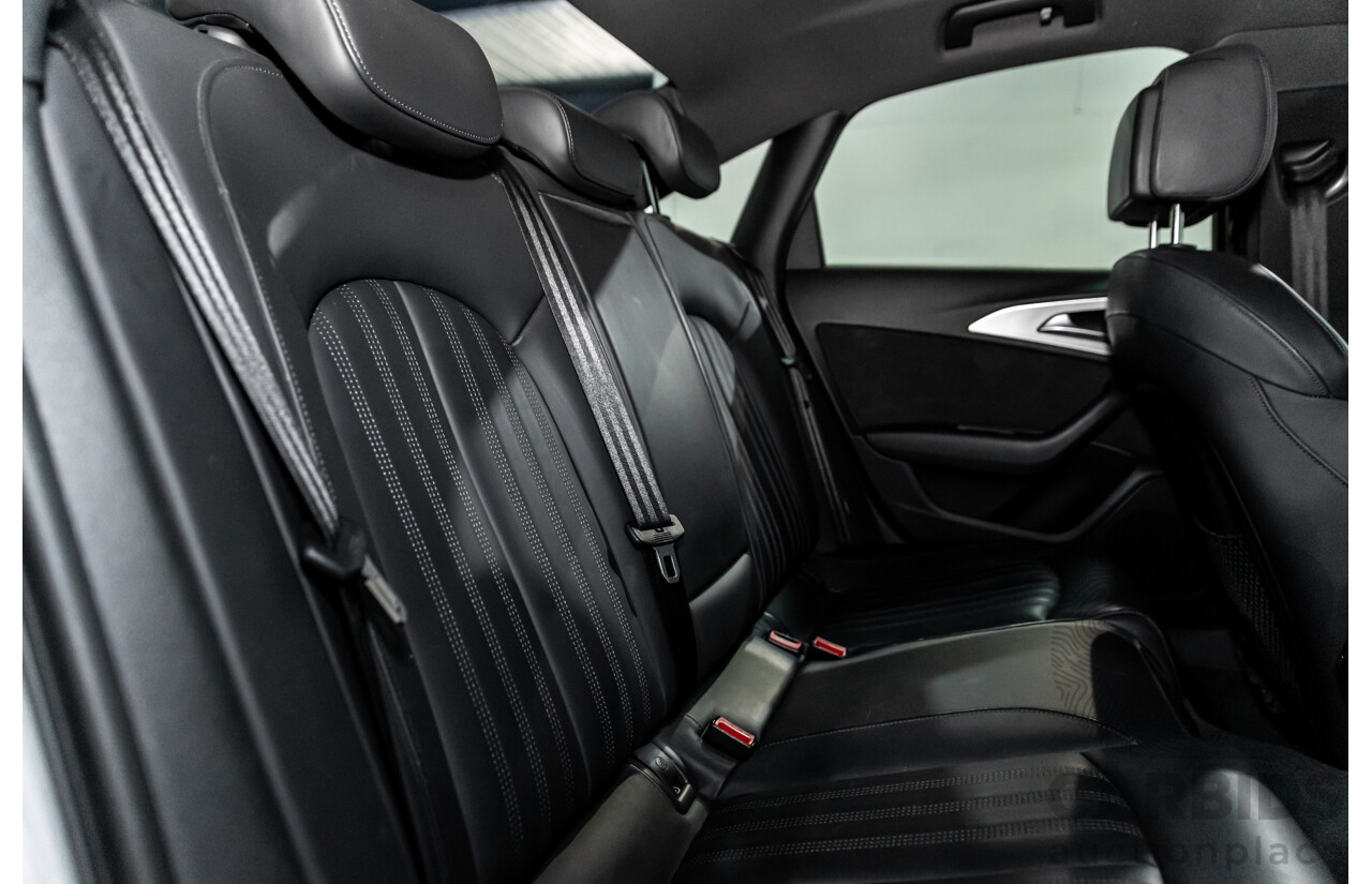 07/2017 Audi A6 S-Line 2.0 TFSI S-Tronic Quattro (AWD) 4GC MY18 4d Sedan Florett Silver Turbo 2.0L