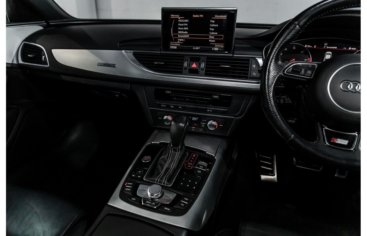 07/2017 Audi A6 S-Line 2.0 TFSI S-Tronic Quattro (AWD) 4GC MY18 4d Sedan Florett Silver Turbo 2.0L