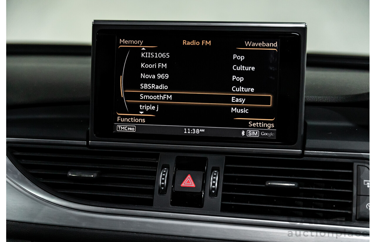 07/2017 Audi A6 S-Line 2.0 TFSI S-Tronic Quattro (AWD) 4GC MY18 4d Sedan Florett Silver Turbo 2.0L