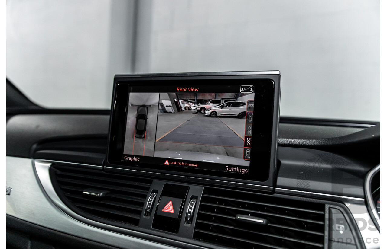 07/2017 Audi A6 S-Line 2.0 TFSI S-Tronic Quattro (AWD) 4GC MY18 4d Sedan Florett Silver Turbo 2.0L