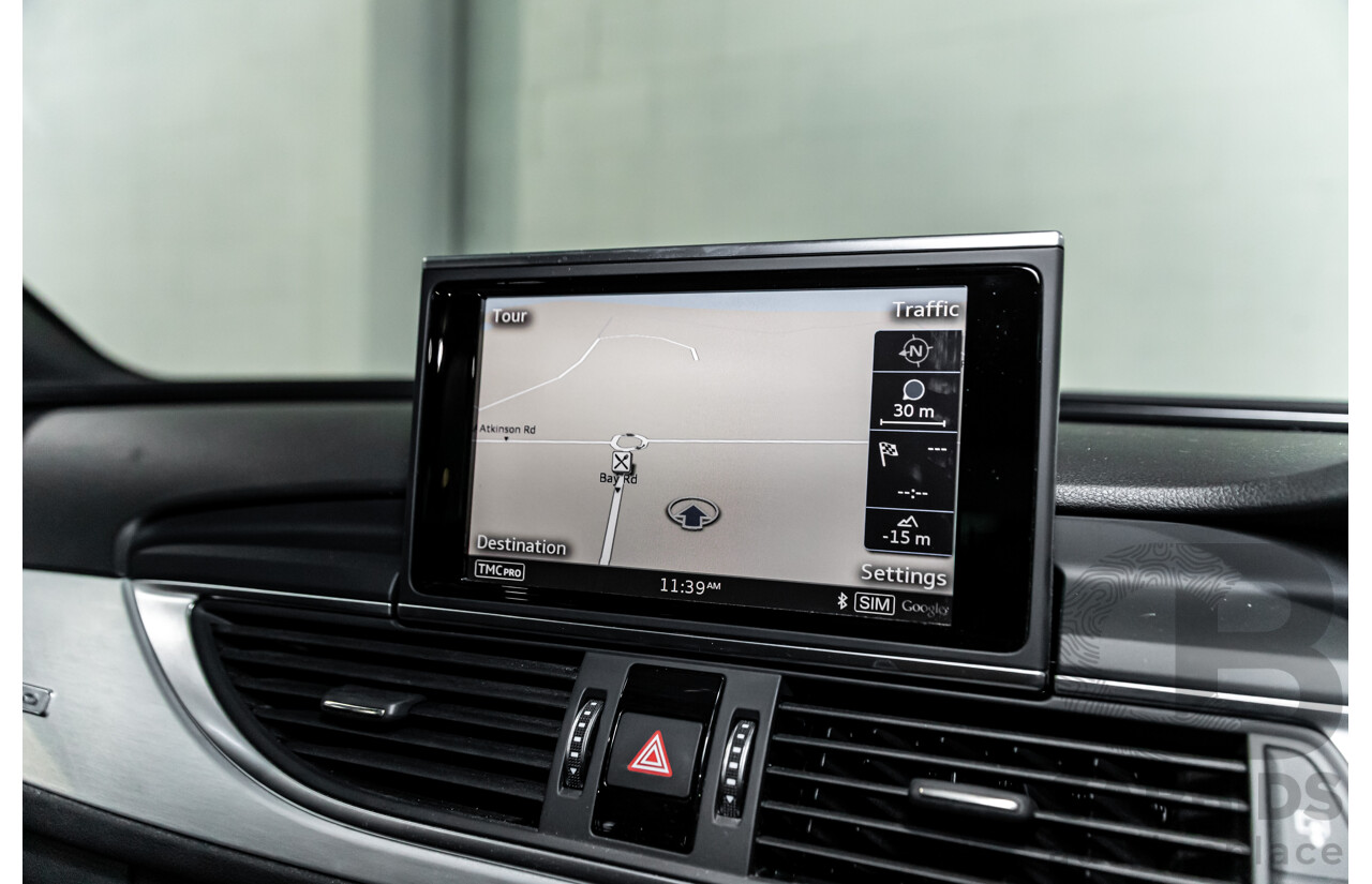 07/2017 Audi A6 S-Line 2.0 TFSI S-Tronic Quattro (AWD) 4GC MY18 4d Sedan Florett Silver Turbo 2.0L