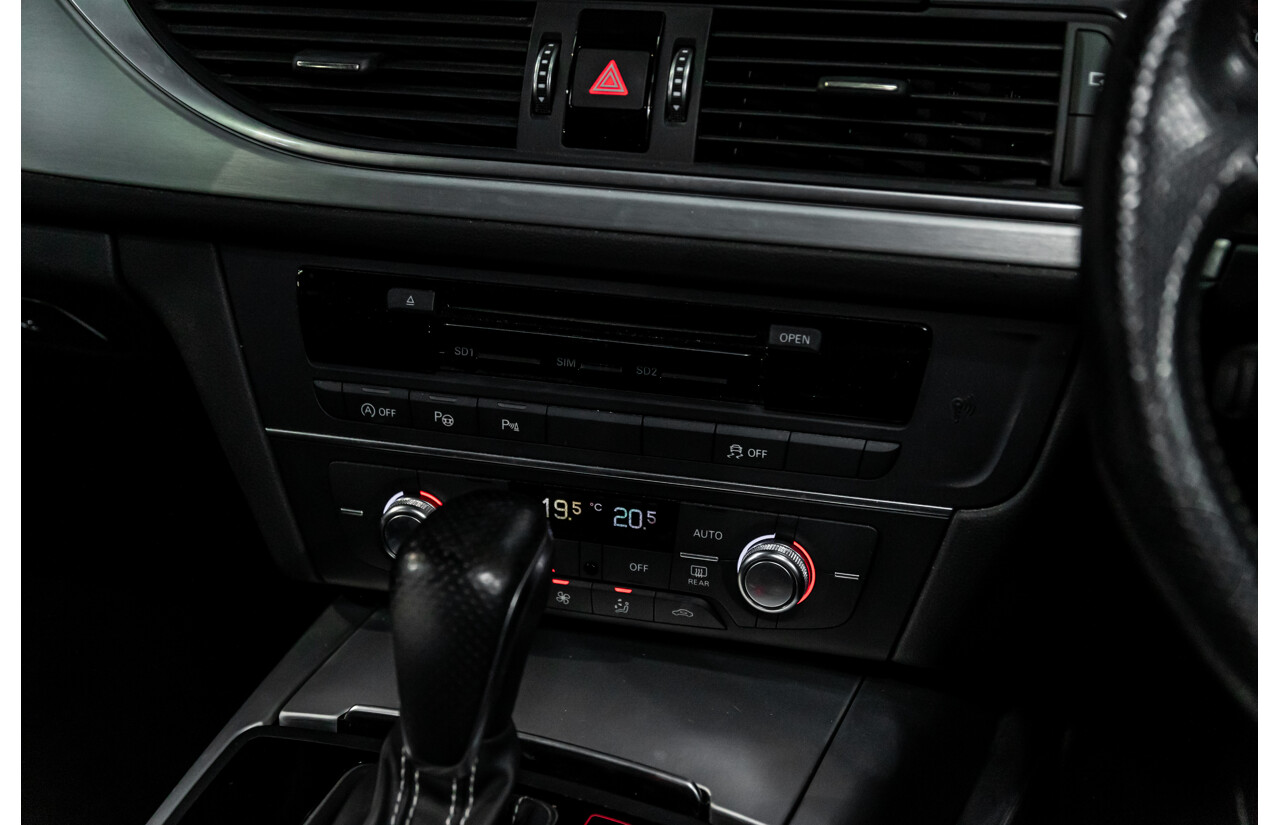 07/2017 Audi A6 S-Line 2.0 TFSI S-Tronic Quattro (AWD) 4GC MY18 4d Sedan Florett Silver Turbo 2.0L