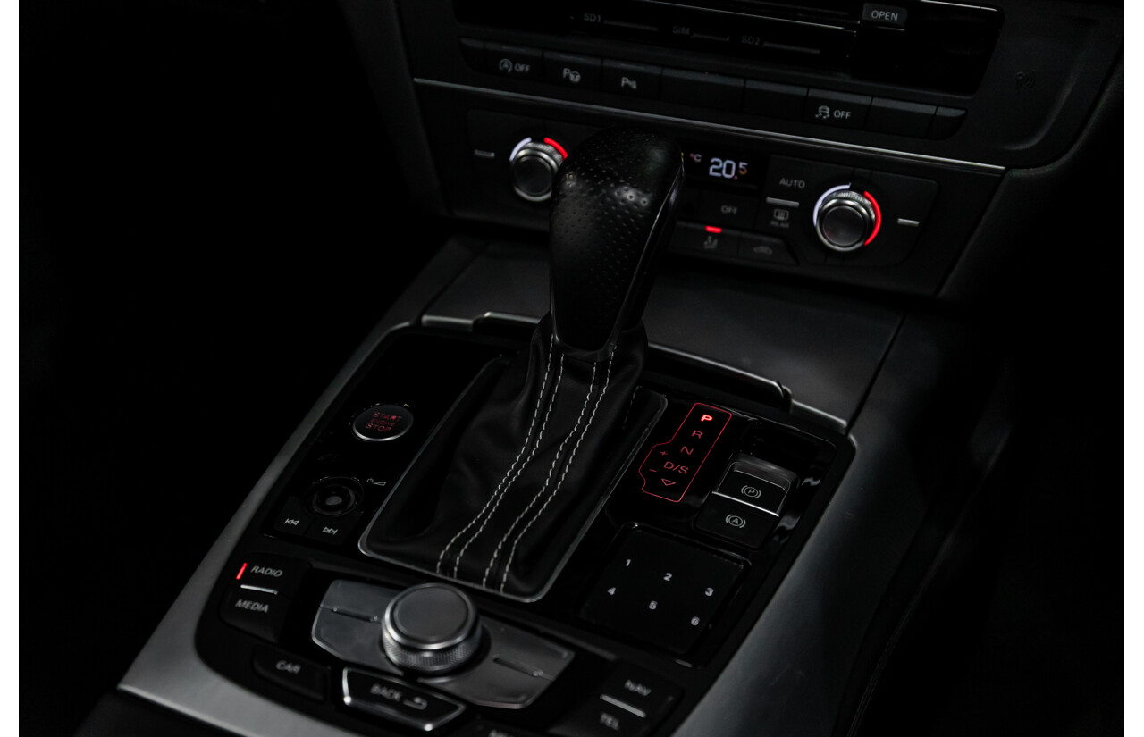 07/2017 Audi A6 S-Line 2.0 TFSI S-Tronic Quattro (AWD) 4GC MY18 4d Sedan Florett Silver Turbo 2.0L