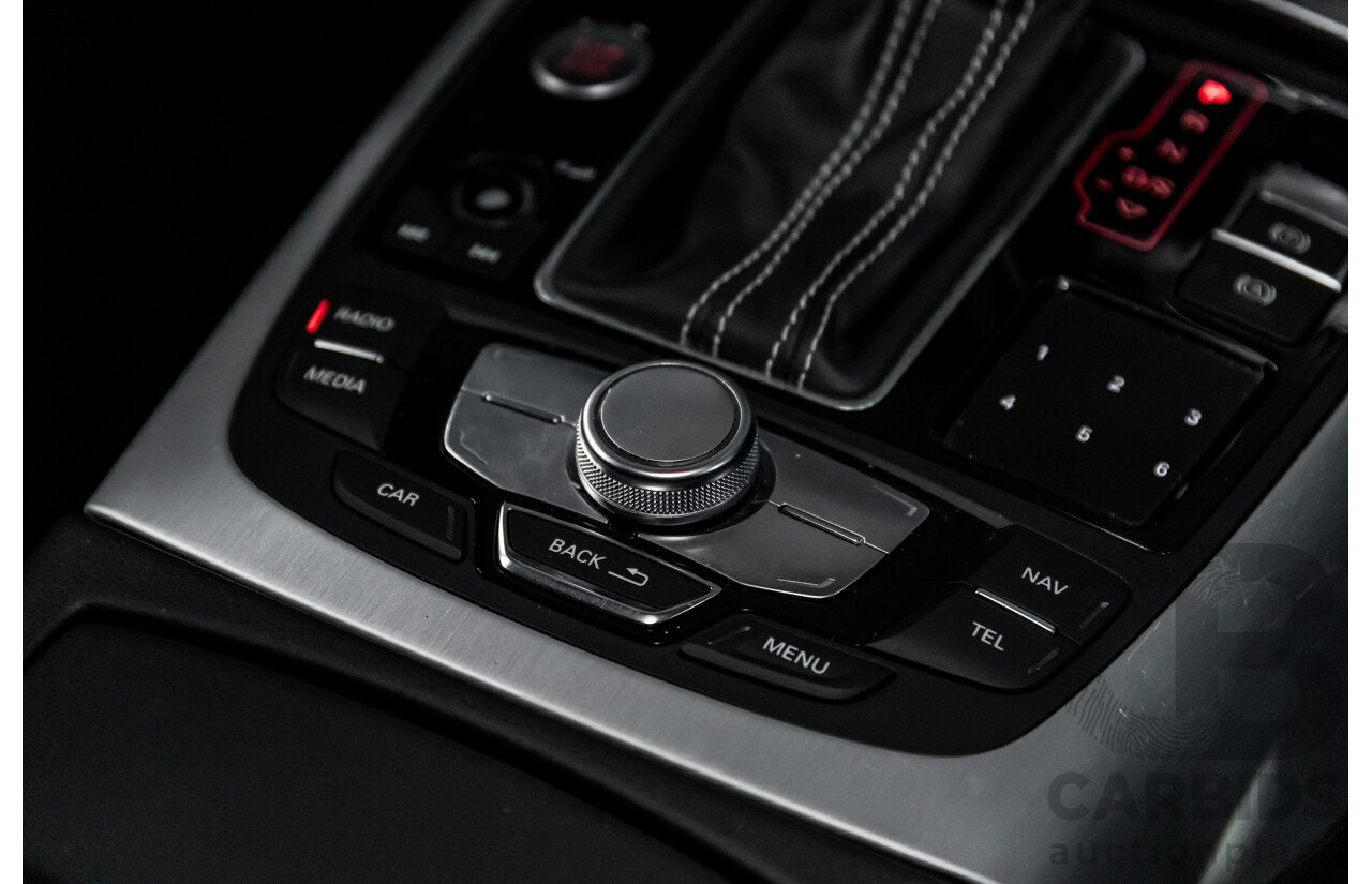 07/2017 Audi A6 S-Line 2.0 TFSI S-Tronic Quattro (AWD) 4GC MY18 4d Sedan Florett Silver Turbo 2.0L