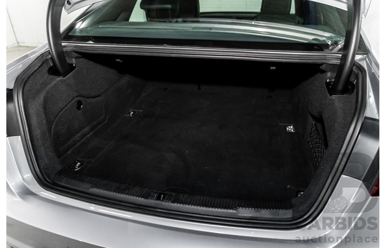 07/2017 Audi A6 S-Line 2.0 TFSI S-Tronic Quattro (AWD) 4GC MY18 4d Sedan Florett Silver Turbo 2.0L