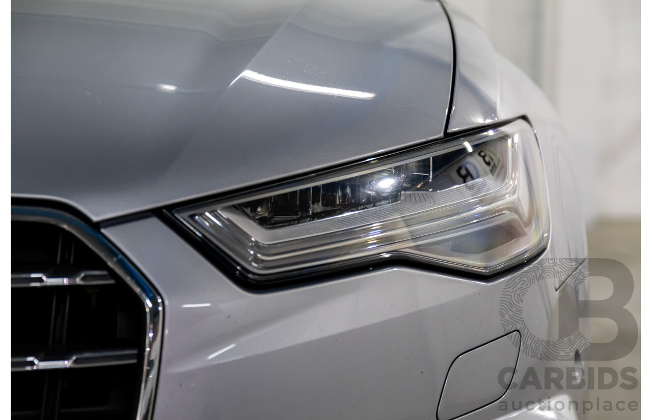 07/2017 Audi A6 S-Line 2.0 TFSI S-Tronic Quattro (AWD) 4GC MY18 4d Sedan Florett Silver Turbo 2.0L