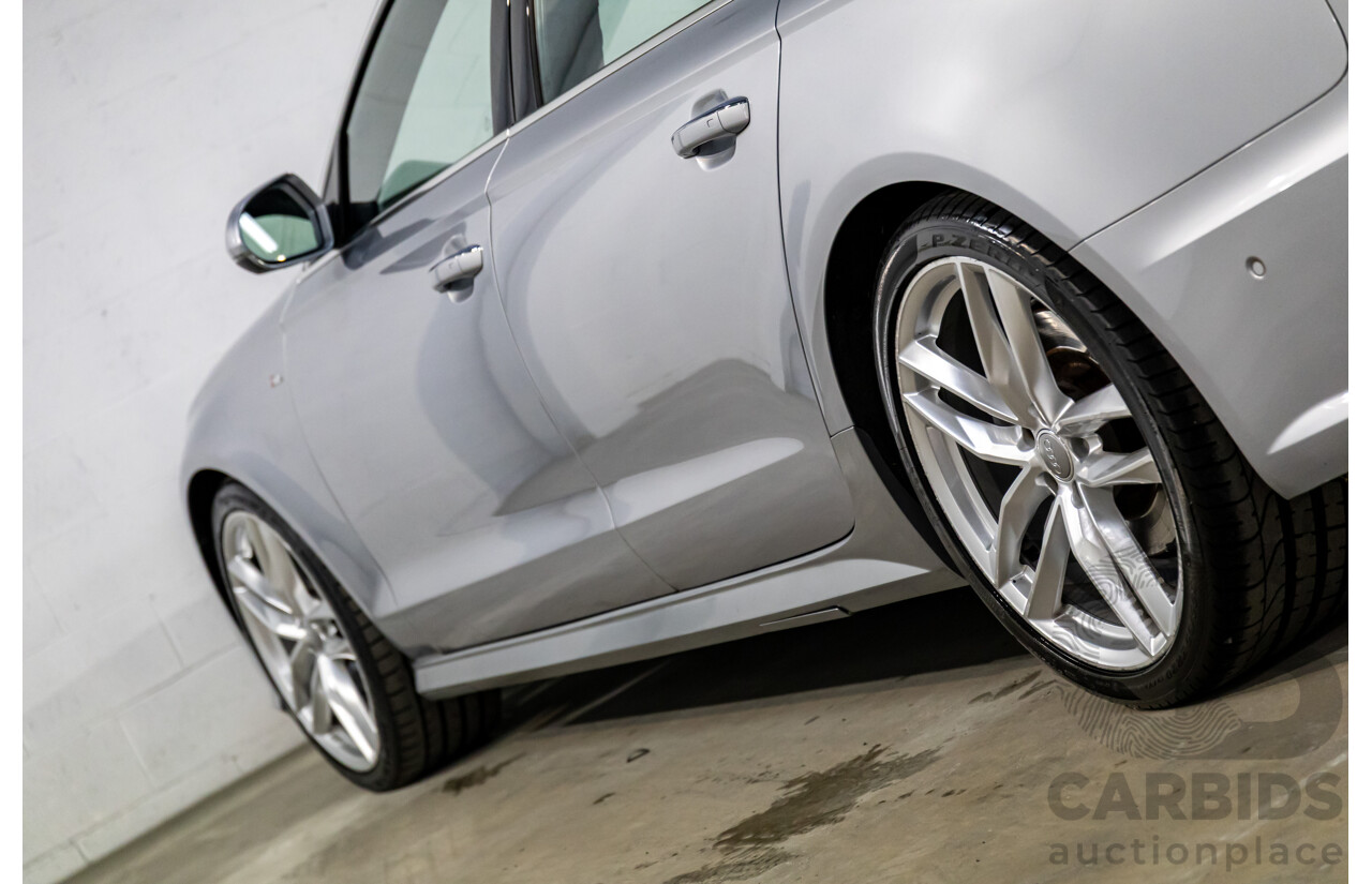 07/2017 Audi A6 S-Line 2.0 TFSI S-Tronic Quattro (AWD) 4GC MY18 4d Sedan Florett Silver Turbo 2.0L