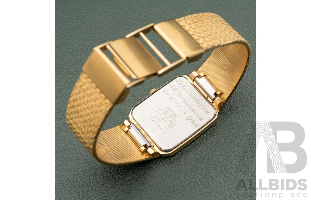 Seiko Quartz Vintage Ladies Watch, 5Y30-5B40