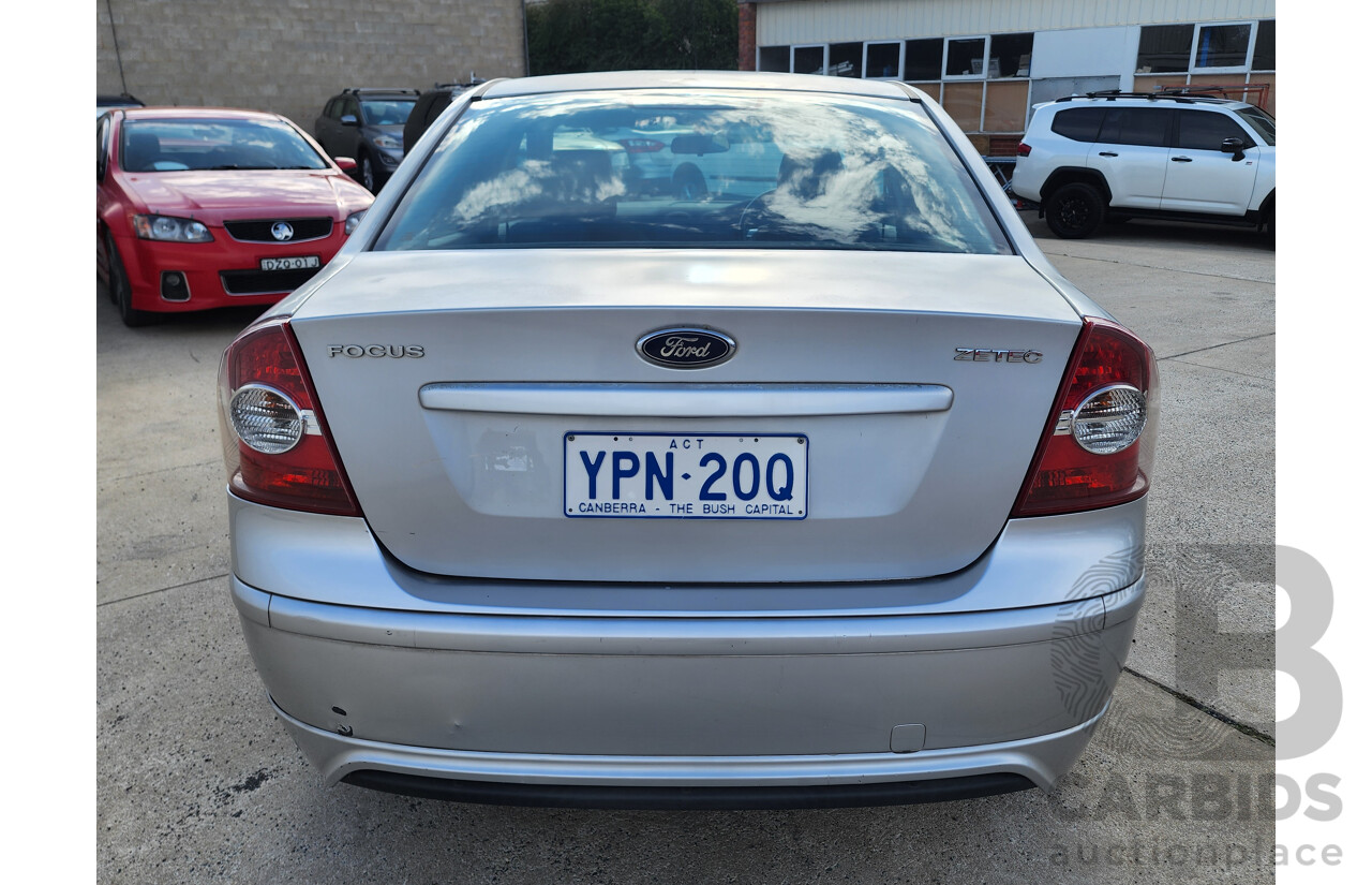4/2008 Ford Focus Zetec LT 4d Sedan Silver 2.0L