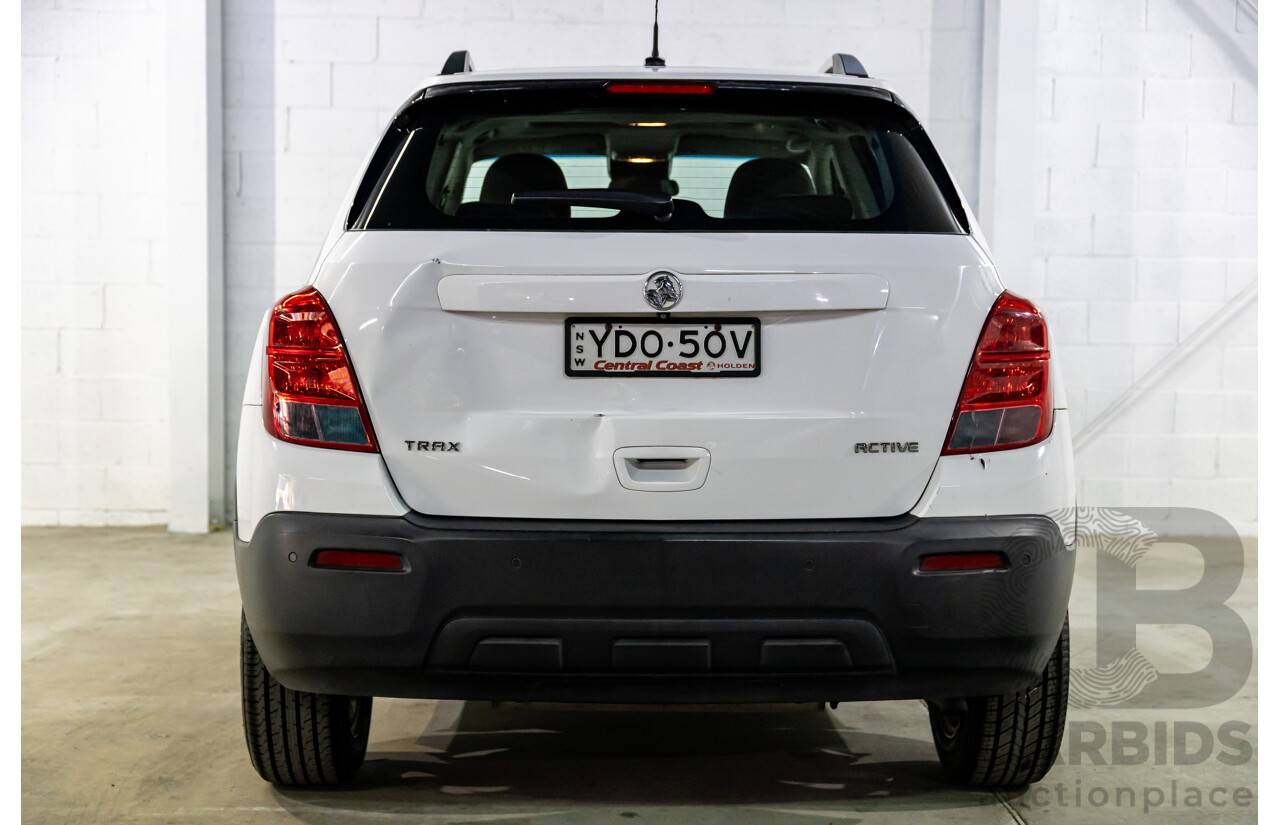 4/2015 Holden Trax LS Active TJ MY15 4d Wagon Summit White Turbo 1.8L