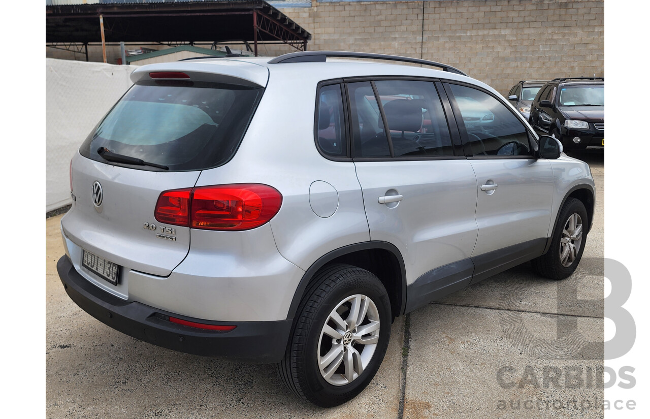 10/2011 Volkswagen Tiguan 125 TSI 5NC MY11 4d Wagon Silver 2.0L