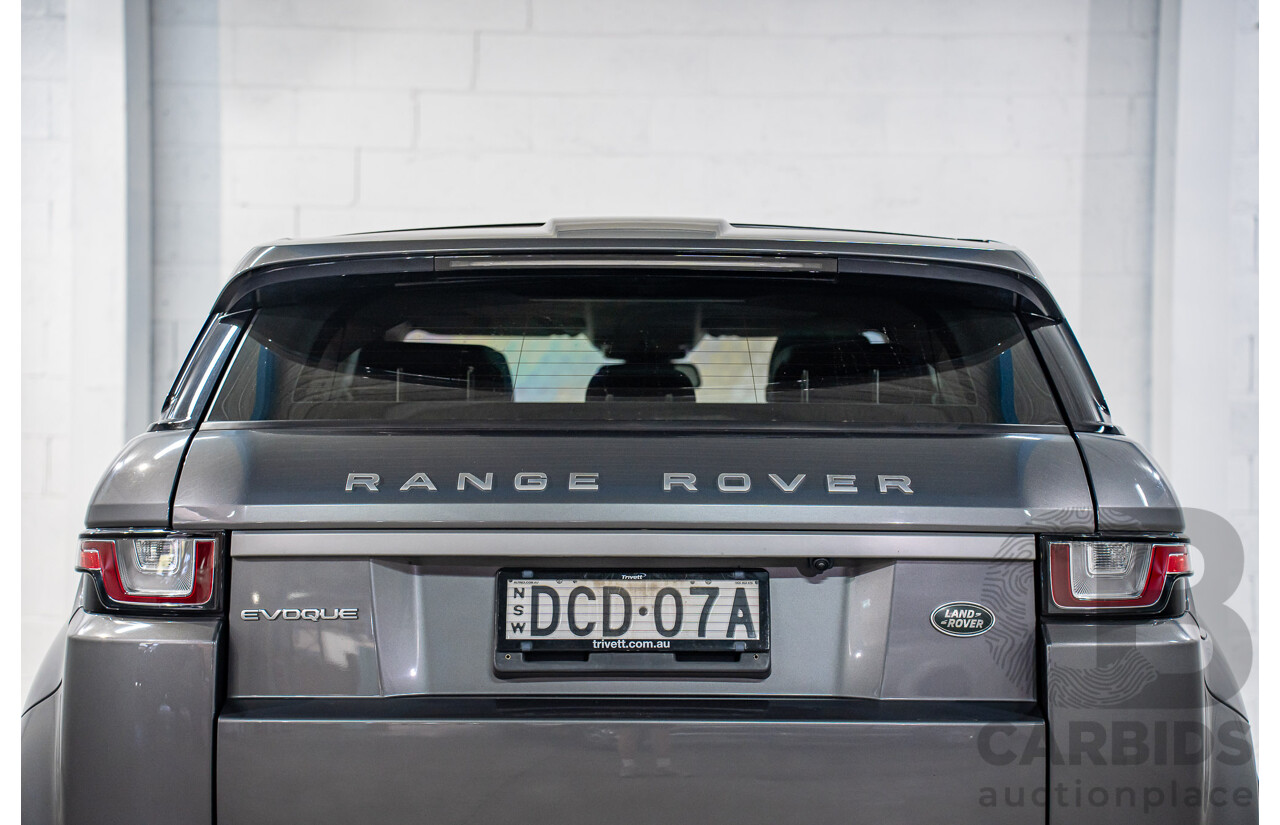 12/2015 Range Rover Evoque Td4 150 SE (AWD) LV MY16 5d Wagon Corris Grey Metallic Turbo Diesel 2.0L