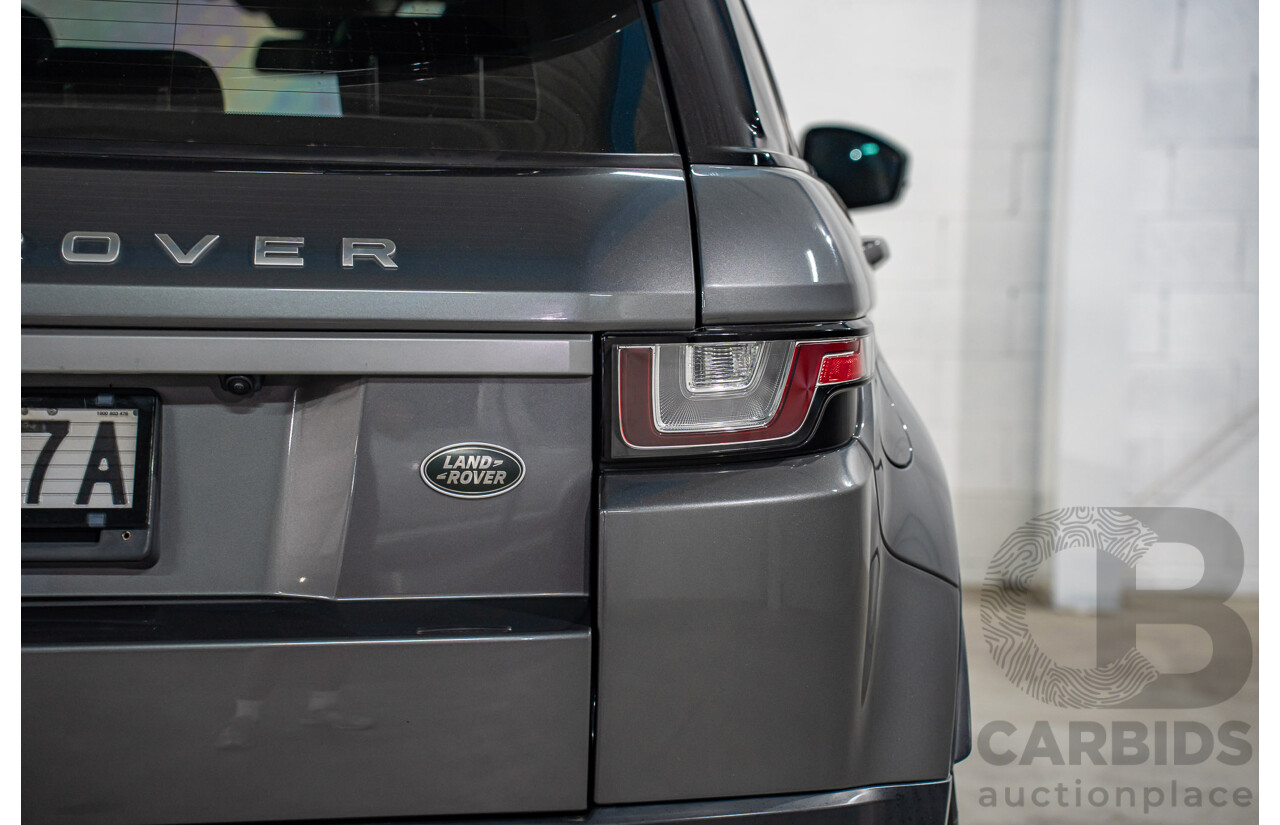 12/2015 Range Rover Evoque Td4 150 SE (AWD) LV MY16 5d Wagon Corris Grey Metallic Turbo Diesel 2.0L