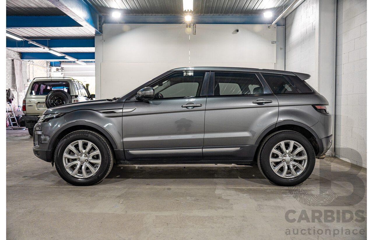 12/2015 Range Rover Evoque Td4 150 SE (AWD) LV MY16 5d Wagon Corris Grey Metallic Turbo Diesel 2.0L