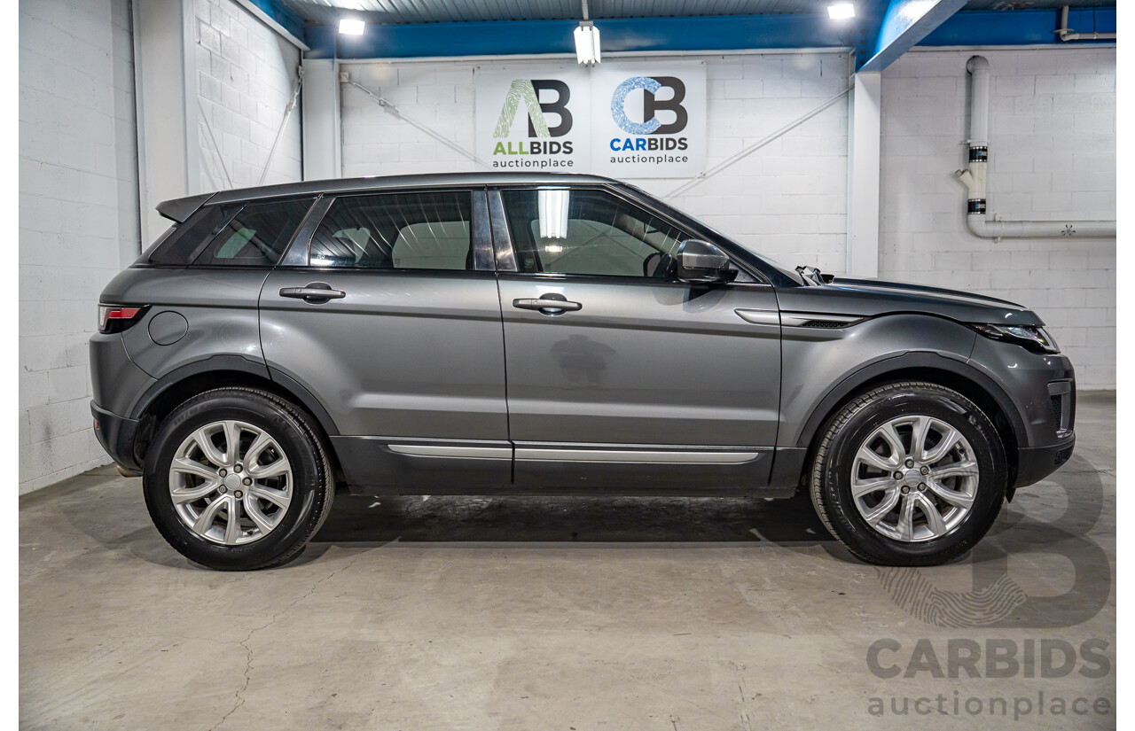 12/2015 Range Rover Evoque Td4 150 SE (AWD) LV MY16 5d Wagon Corris Grey Metallic Turbo Diesel 2.0L