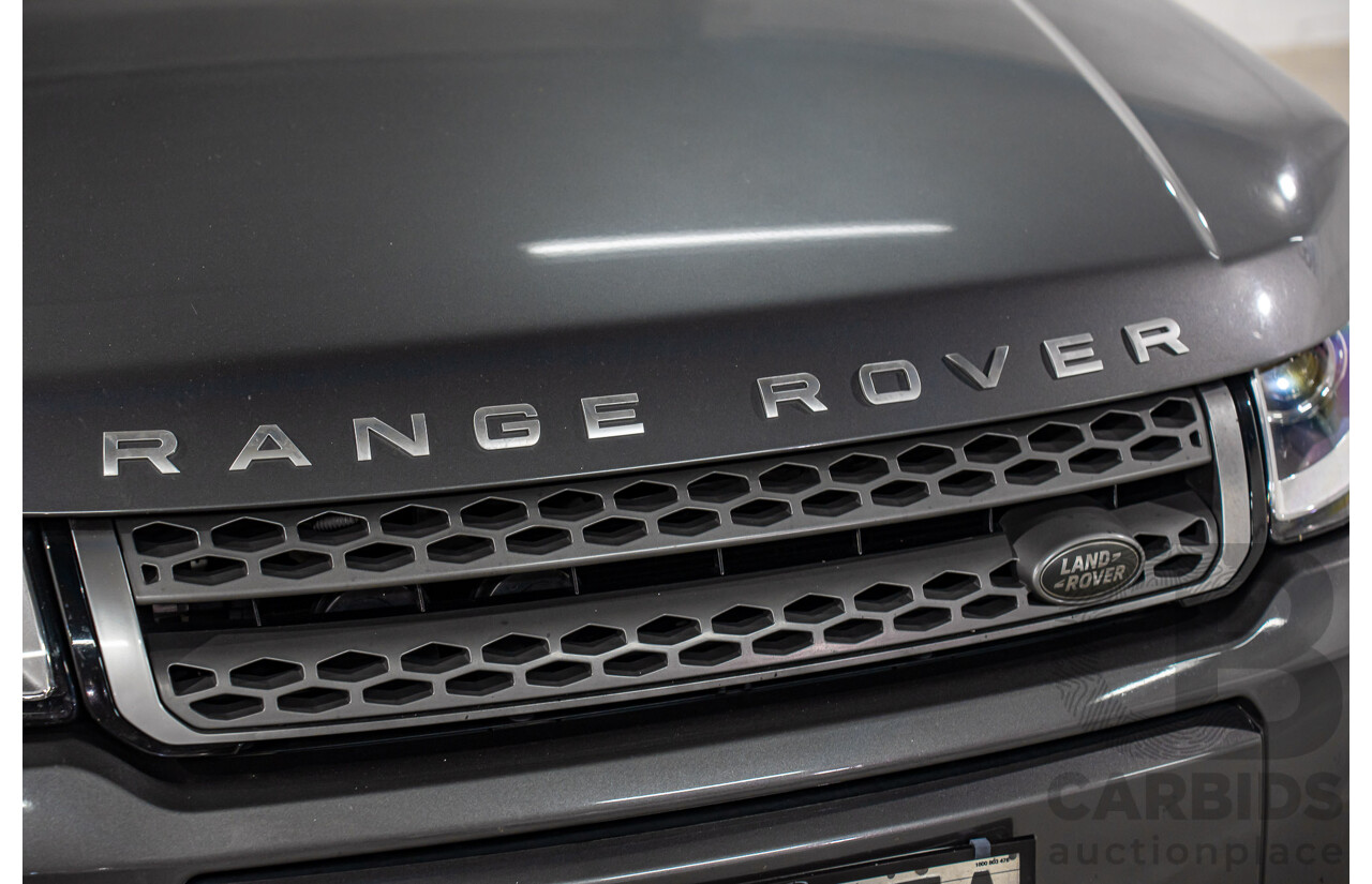 12/2015 Range Rover Evoque Td4 150 SE (AWD) LV MY16 5d Wagon Corris Grey Metallic Turbo Diesel 2.0L