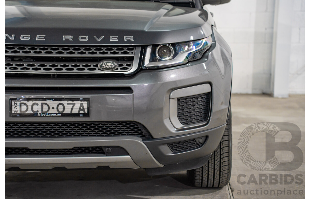 12/2015 Range Rover Evoque Td4 150 SE (AWD) LV MY16 5d Wagon Corris Grey Metallic Turbo Diesel 2.0L